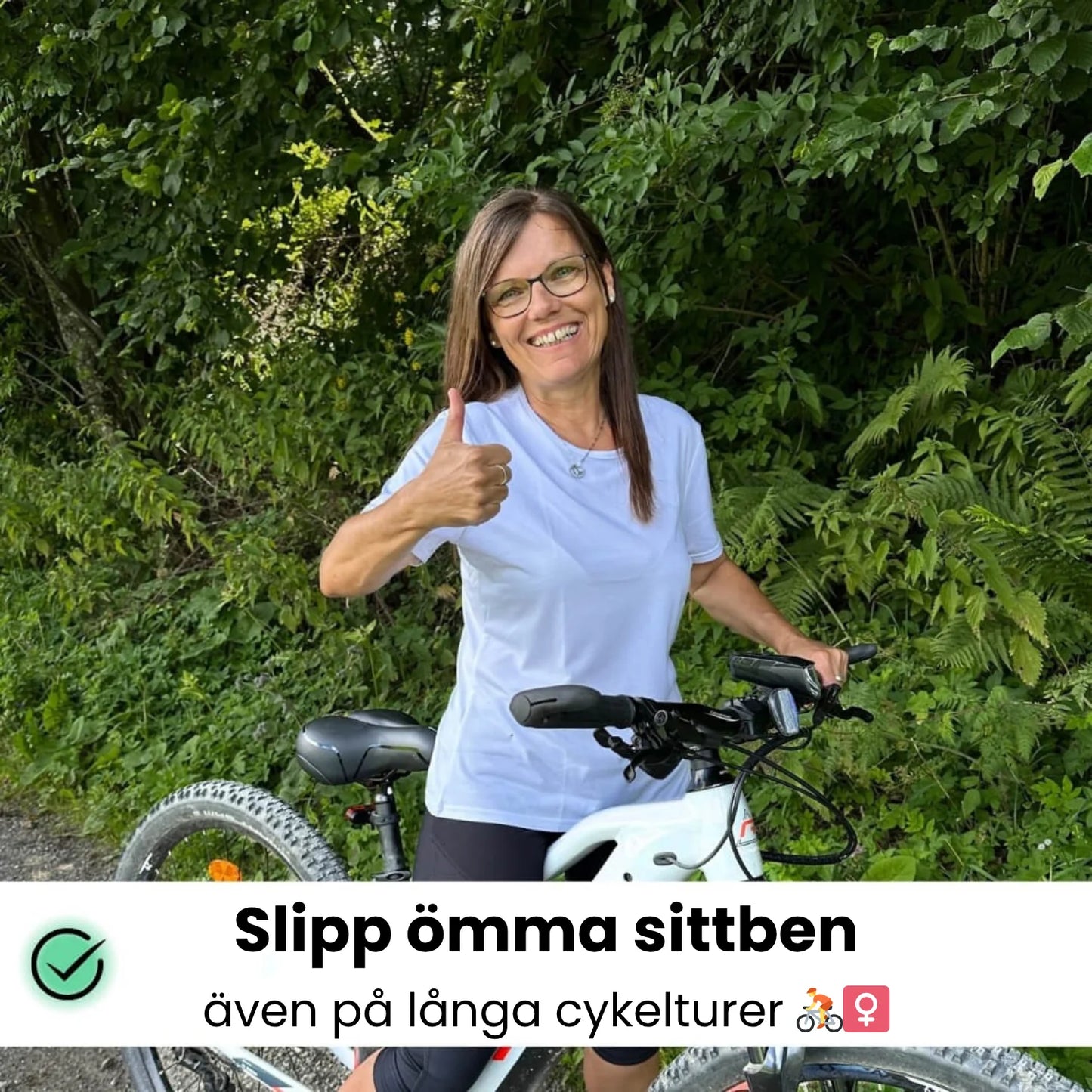 SeatBike™ – Cykla längre utan smärta i sittbenen