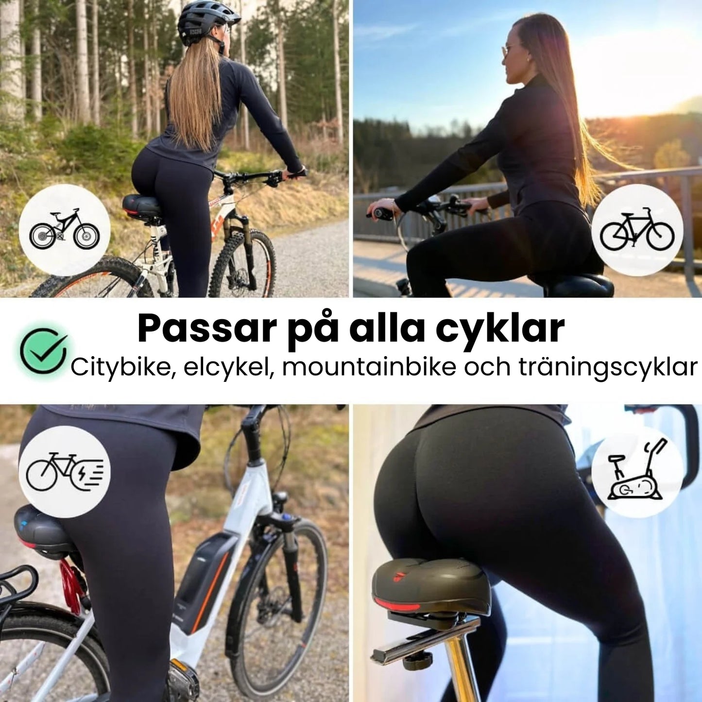 SeatBike™ – Cykla längre utan smärta i sittbenen